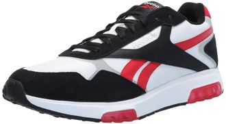 Reebok Unisex-Adult Glide DMX, White/Vector Red/Black, 12 Women/10.5 Men