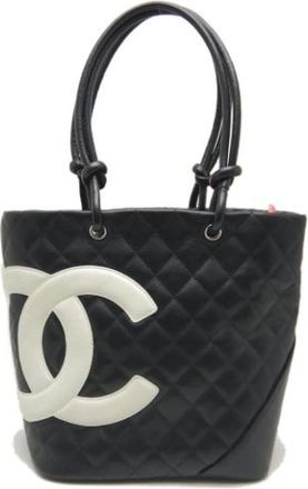 Chanel Pre-owned Tote Bags, female, Black, Size: ONE SIZE Pre-owned Tote Bag