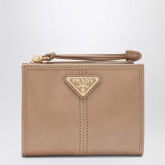 Prada Small light pink leather wallet