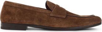 Prada Loafers, male, Brown, Size: 10 1/2 US Leather Loafers