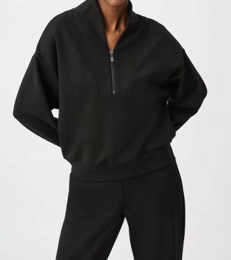 Joseph Ribkoff Scuba Jersey Boxy Sweatshirt In Black