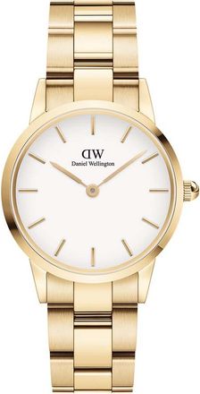 Daniel Wellington Womens DW00100567 Ladies Iconic Link Gold 28mm Watch - One Size