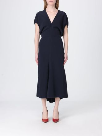 Victoria Beckham Midi Dress in Cr&ecirc;pe