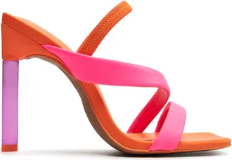 Call It Spring Womens Nightout Heeled Sandal In Bright Pink