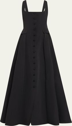 Rosie Assoulin Junk In The TrunK Sleeveless Ruffled Dress