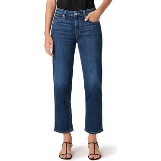 Paige Mason Mid Rise Ankle Straight Leg Jeans in Neutra at Nordstrom, Size 29