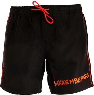 Dirk Bikkembergs Heren Zwembroek Medium Boardshort - Heren - Strandmode - Zwart - S - Badmode