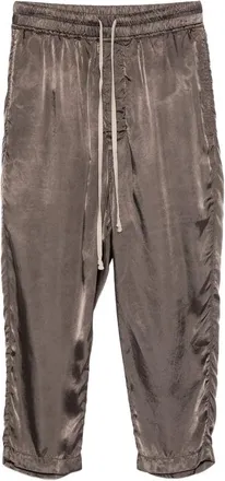 Rick Owens Drawstring-fastening Cropped Trousers