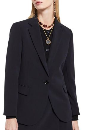 ottod'Ame Classic Tailored Blazer in Black at Nordstrom, Size 48 It