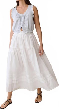 Few Moda Shelby Cotton Top In Blue Alice
