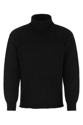 Ten c Black Wool Blend Sweater