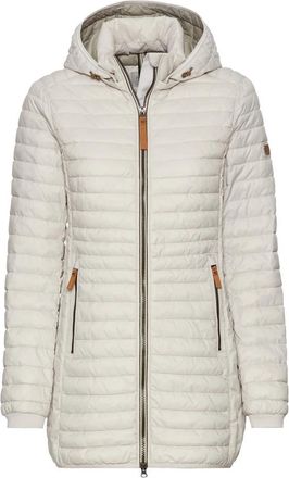 Camel Active Gerecyclede Polyamide Pufferjas - Dames - Parka Jassen - Wit - M - Jassen