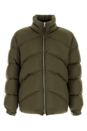 Tom Ford Green Mock Collar Jacket