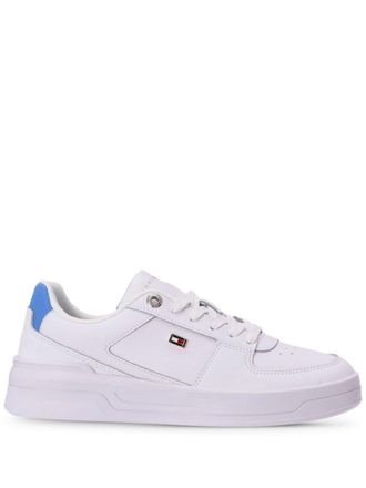 Tommy Hilfiger Flag Basket panelled sneakers - women - Leather/Recycled Polyurethane/Polyurethane/Recycled Polyester/Rubber/Nylon/Polyurethane - 6