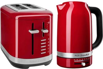 KitchenAid Kitchenaid - Breakfast Suite Empire Red 1.7L Kettle and 2 Slice Toaster Set