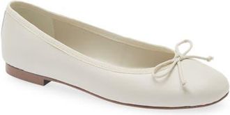 Tony Bianco Comma Ballet Flat in Dove Nappa at Nordstrom, Size 6.5