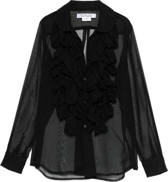 Comme Comme bestickte Bluse