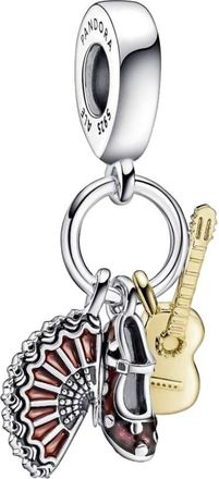 Pandora Spanish Guitar, Flamenco Shoe and Fan Pendant Charm