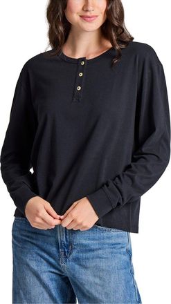 Life is good Long Sleeve Crusher Boxy Henley