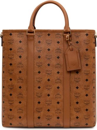 MCM Aren Tote - Heren - Shoppers - Bruin - ONE Size - Katoen - Tassen