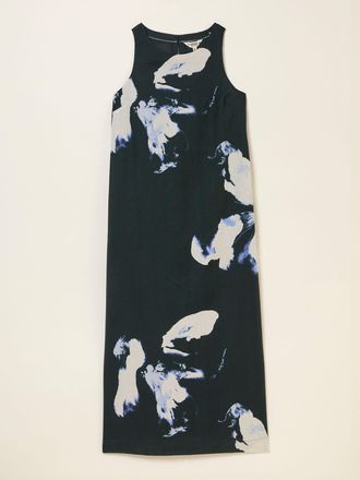 Fat Face FatFace Iris Navy Floral Placement Dress