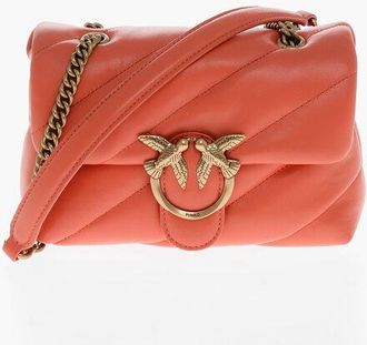Pinko Quilted Leather LOVE Bag with Logo size Unica