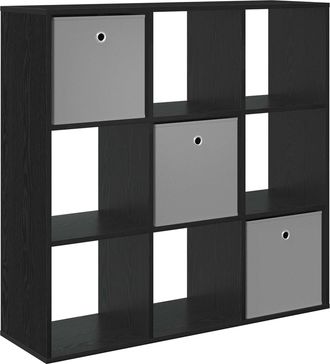 vidaXL Aparador Roble Negro 102 X 31 X 99,5 Cm Vidaxl