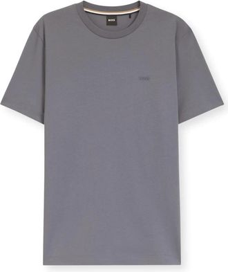 HUGO BOSS Thompson 01 T-Shirt - Heren - T-shirts - Grijs - S - Katoen - Tops