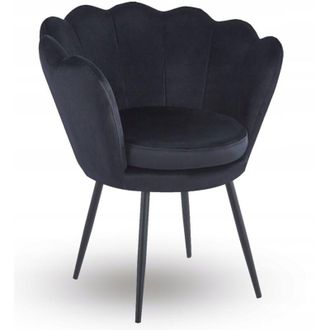 OEM Sill&oacute;n Tradicional Negro Tapizado Moderno Patas Largas Furnitex