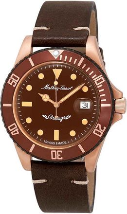 Mathey-Tissot Mathey Vintage Bronze Automatic Brown Dial Mens Watch H901BZM