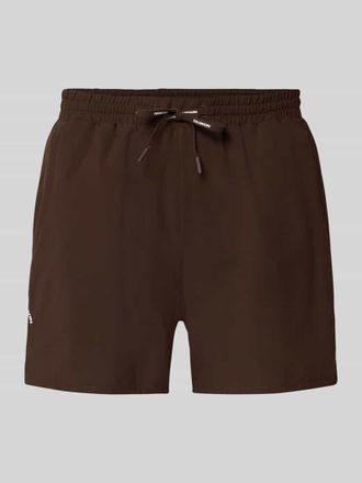 Salomon Shorts mit elastischem Bund und Eingrifftaschen in Dunkelbraun, Gr&ouml;&szlig;e L