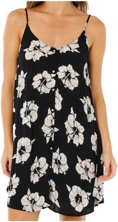 Rip Curl Party Pack Cover Up Kleid f&uuml;r Damen | schwarz