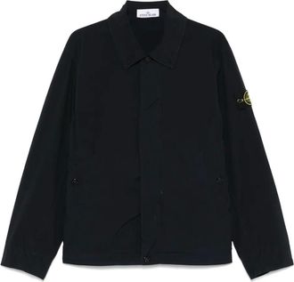 Stone Island Giacca con applicazione Compass - Blu