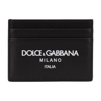 Dolce & Gabbana Wallets & Cardholders, male, Black, Size: ONE SIZE Wallets & Cardholders