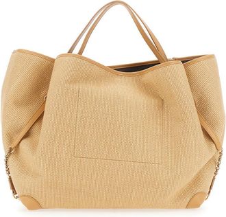 Chlo&eacute; Womens Tote Bag Clover Beige Fabric