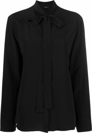 Joseph Zijden Blouse - Dames - Blouses - Zwart - S - Overhemden