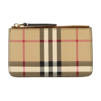Burberry Wallets & Cardholders, female, Multicolor, Size: ONE SIZE Printed E-Canvas Card Holder