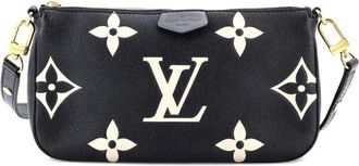 Louis Vuitton Multi Pochette Accessoires Bicolor Monogram Empreinte Giant Large pouch - Zwart