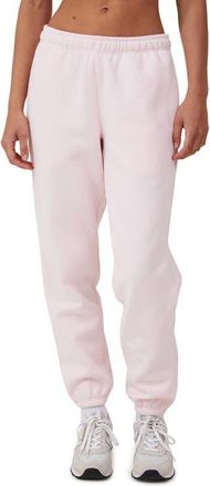Cotton On Womens Active Plush Essential Gym Sweatpant in Cherry Dream at Nordstrom, Size X-Large