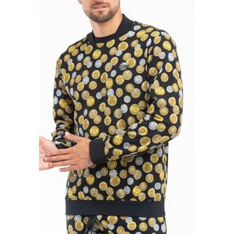 Moschino Mens Black Cotton Sweatshirt Clothing
