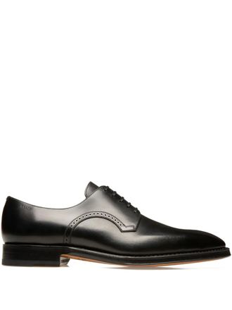 Bally Scamardo brogue-leather derby shoes - men - Calf Leather/Leather/Leather - 40 - Black