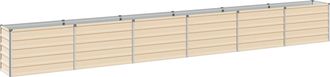 vidaXL Cama De Jard&iacute;n Elevada Marfil 480 X 40 X 55 Cm Vidaxl