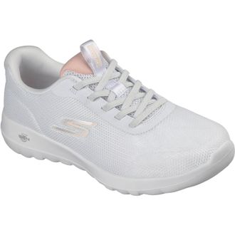 Skechers GO WALK Joy Rina Textiel Dames Witte/Coral Sneakers