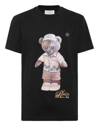 Philipp Plein Round Neck T-Shirt Teddy Beach