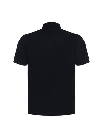 Thom Browne Striped Trim Pocket Polo - Navy