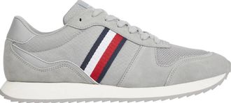 Tommy Jeans Grijze Sneakers met Ronde Neus - Heren - Sneakers - Grijs - 40 EU - Schoenen