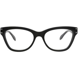 McQ by Alexander McQueen Optical Glasses in Black Black Transparent at Nordstrom Rack
