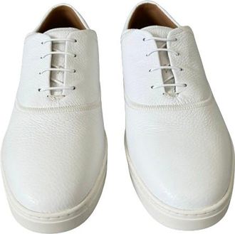 Giorgio Armani White Leather Sneakers Size 44.5