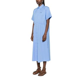 Ralph Lauren Shirt Dresses, female, Blue, Size: 2XS Shirt Dress