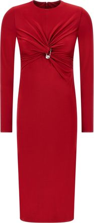 Versace Multicolor Viscose Midi Womens Dress